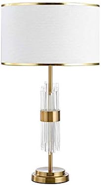 Liunce Настолна Лампа Модерна Просто Креативна Спалня Нощна Лампа На Метална Мода Самоличността На Стъклена