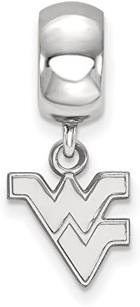LogoArt Logo Art Стерлинговое Сребро Западна Вирджиния Катерачи XS Виси Мъниста Шарм