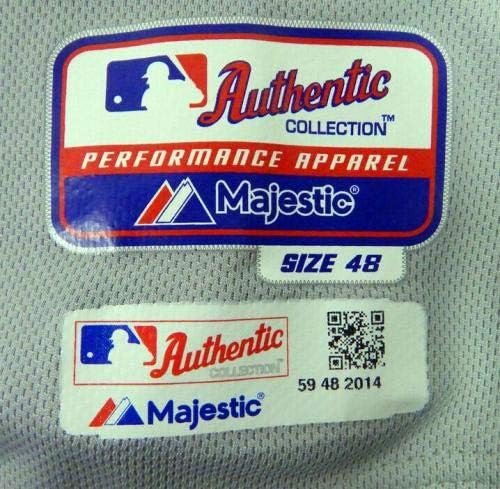 2014 Pittsburgh Pirates Брент Morel 42 Game Issued Grey Jersey Джаки Робинсън - Game Used MLB Jerseys