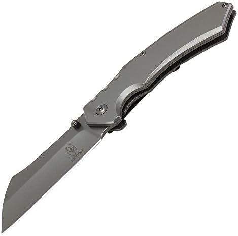 Wartech Buckshot Thumb Open Spring Assisted Stainless Steel Handle Razor Pocket Knife