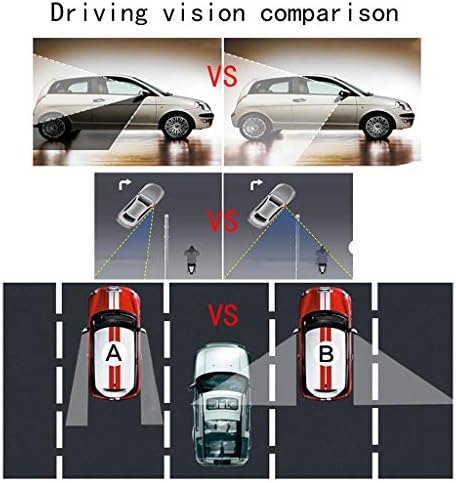 HWHCZ Blind spot Mirrors Parking aid Mirror for Cars,Съвместим с огледала на слепи петна на Audi S8,Ротация