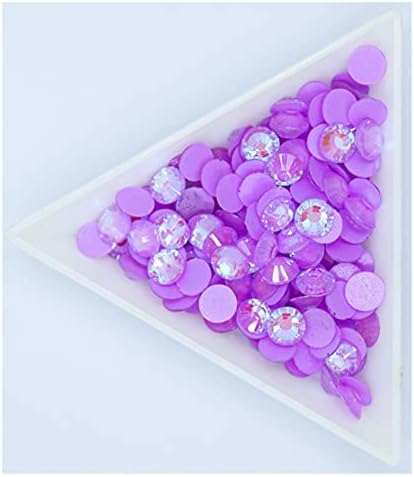 Флуоресцентное Стъкло маникюр Не Hotfix Кристали SS4-30 Strass маникюр Decorations Кристали Luminous Crystal