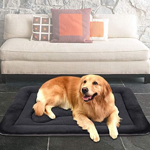 JoicyCo Dog Bed Large Crate Mat 42 in Non-Slip Washable Soft Mattress Киноложки Pads