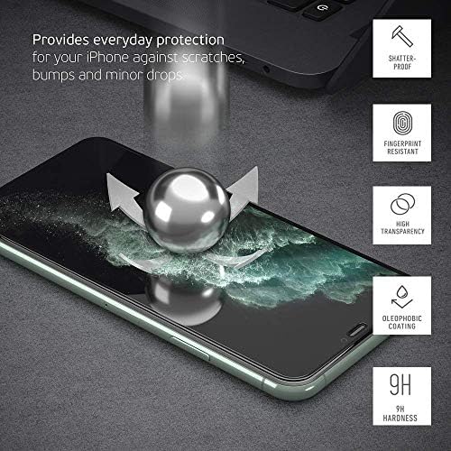 Deppa Premium Iphone 12 Mini Screen Protector Tempered glass 3D Full Coverage with Easy Installation Kit