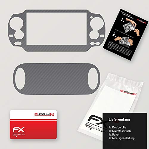 Sony PlayStation Vita Skin FX-Carbon-Silverdark Стикер Стикер за PlayStation Vita