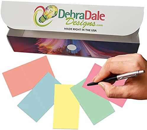 ДЕБРА DALE DESIGNS - Направено точно в САЩ - Малки празни флаш карти - 2 x 3,5 - 5 пастелни цветни картички