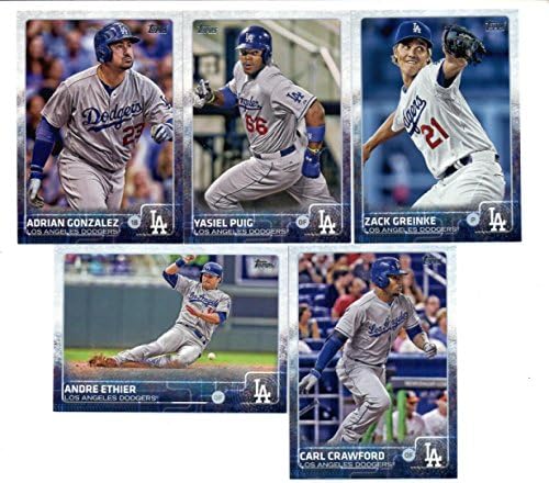 2015 Topps Baseball Cards Los Angeles Dodgers Team Set (серия 1 - 12 карти), включително и Андре Этье, Клейтън