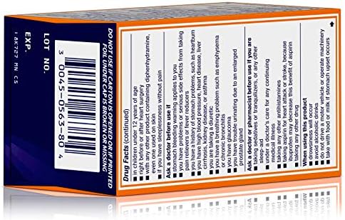 Motrin PM Caplets 200 mg Ibuprofen & 38 mg Sleep Aid, Nighttime за Взаимопомощ for Minor Мъките, 80 Броя