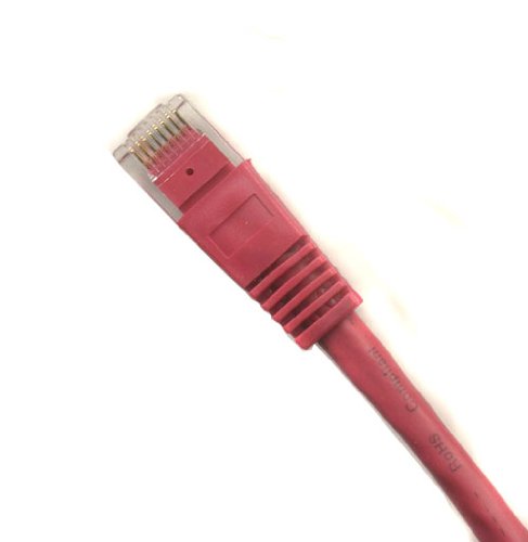 Ultra Spec Cables Pack of 25 - Red 1FT Cat6 Ethernet Network LAN Кабел Internet Patch Cord RJ-45 Gigabit