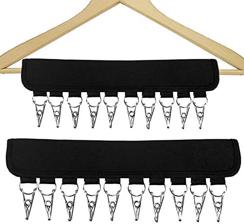 Apol Folding 2 Pack Cap Organizer Hanger with 20 Baseball Cap Holder Clips,Шапка Rack Hat Storage for Closet