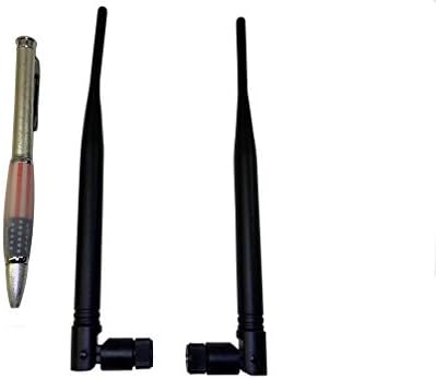 Набор от антени Stratux ADS-B с висок коефициент на усилване (5dBi) - 1090MHz & 978MHz с Водещи антена комплект