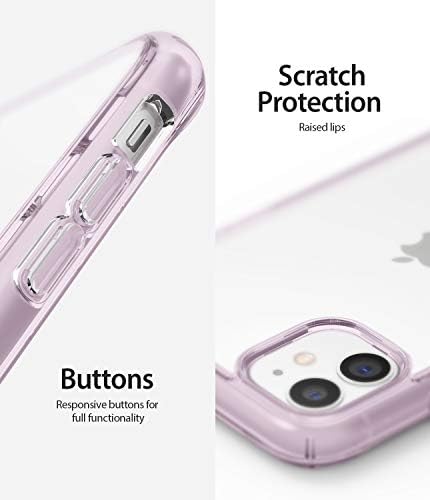 Ringke Fusion Съвместими с корпуса на iPhone 11, Технология за намаляване на скованост на удара перлено