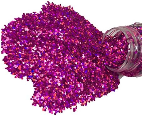 iConnectWith Glitter – Pretty in Pink Fuchsia Pink, Стъби Holographic Glitter; богат на функции за занаяти,
