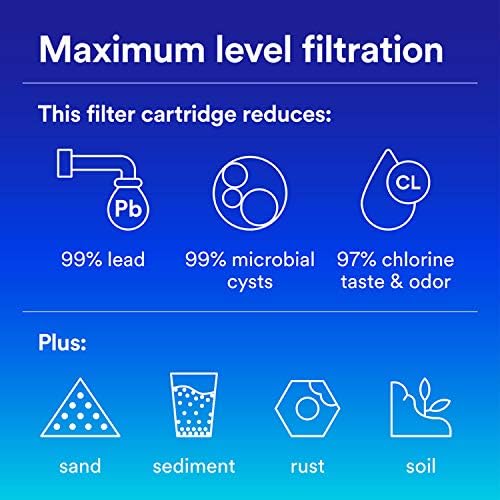 Filtrete Maximum Под мивката Быстросменная Филтриране на вода Заменяеми филтър 3US-MAX-F01, за използване