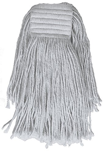ХЪБ City Industries 32MHB-R/WB Belmont Wide Band Rayon Cut End Mops with Разработена Construction, 32.