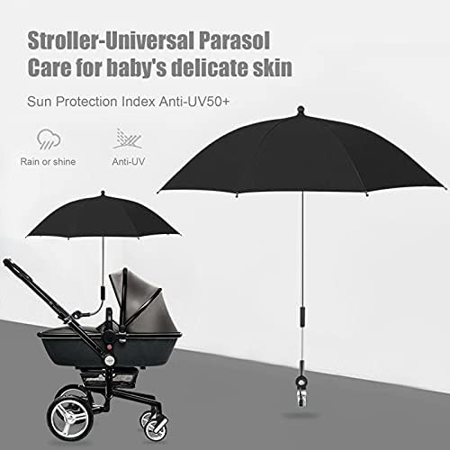 VAHIGCY Baby Strollers Umbrella - Водоустойчив Детски Здрав Чадър Чадър с Регулируем Държач, Защитен Чадър