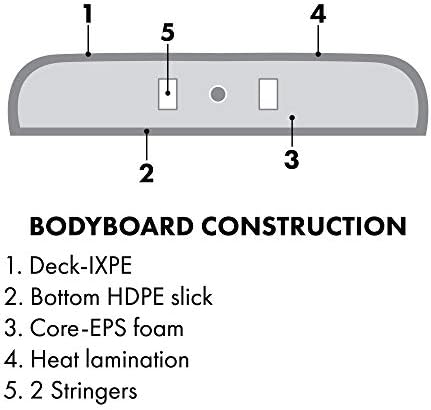 KONA SURF CO. Сумо Body Board леко Меки Пенопластовый Топ Boogie Bodyboard Пакетът включва Премия Наручный