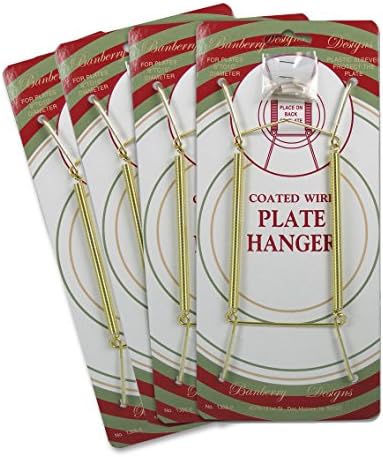 BANBERRY DESIGNS Латунная закачалка за табели с винил покритие от 8 до 10 инча - Прозрачен винил ръкави