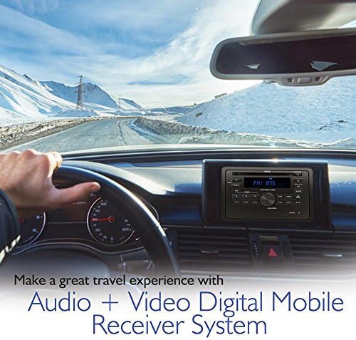 Pyle Double DIN In Dash Car Стерео Head Unit - Монтиране на стена RV Audio Video Receiver Система с радио,