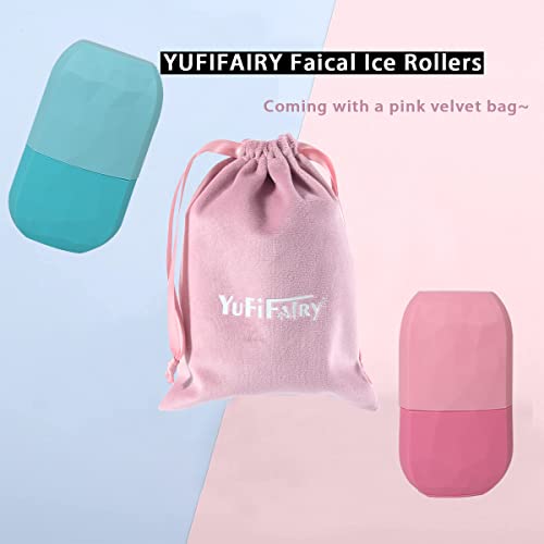 Лицето Ice Roller - YUFIFAIRY Face Beauty Skin Care Kit - Gua Angel Face Massager Natural Skincare - Премахва