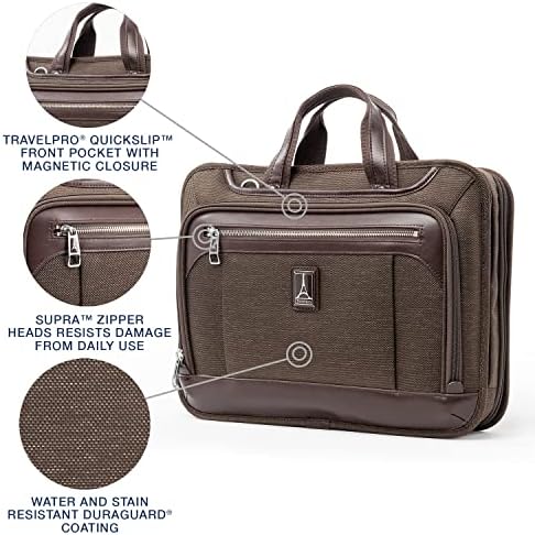 Travelpro Platinum Elite-Тънък бизнес куфарче за лаптоп