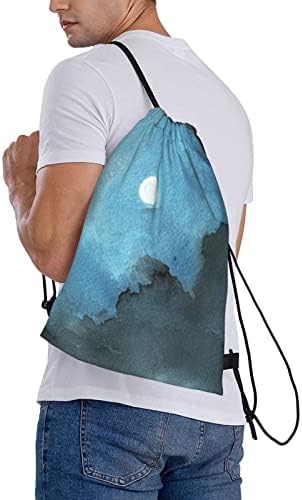 Night Sky Print Drawstring Bags Gym Bag,String Bag Чинч Gym â€sackpack â€for Men Women