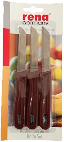 Таня Germany Комплект кухненски ножове за плодове и зеленчуци от 3 части