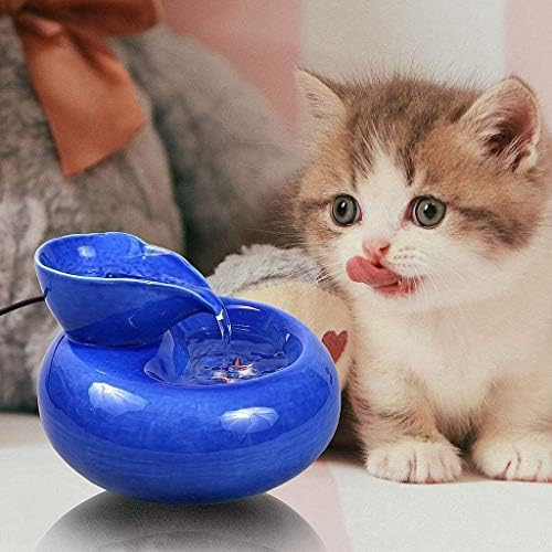 Кран за Чешма за питейна вода домашен любимец котка Керамични Автоматично Керамични Тих Електрически,1.5