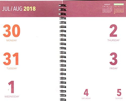 2018-2019 Студентски Planner Calendar - School College Weekly/Monthly Agenda - Book Appointment Organizer