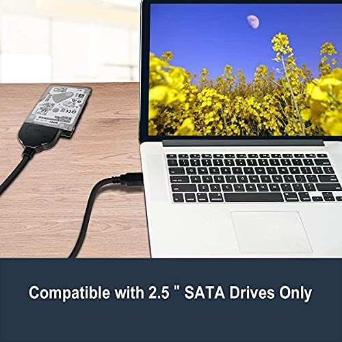 BENFEI SATA към USB кабел, BENFEI USB 3.0 SATA III Твърд Драйвер Адаптера е Съвместим за 2,5-инчови HDD и SSD