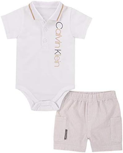 Calvin Klein baby-комплект шорти с къси ръкави за момчета от 2 теми