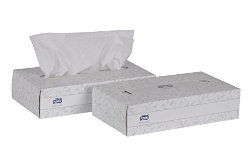 Tork Advanced Лицето Tissue Flat Box Бели, Меки, 2-слойный, 30 x 100 тъкани, TF6810