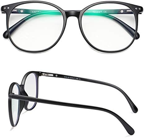 Стилни сини светозащитные очила за жени или мъже, извити панти, анти-син, IR, UV-светлина, облекчение на компютър и на цифрови напрежение в очите, сухота в очите, главоб