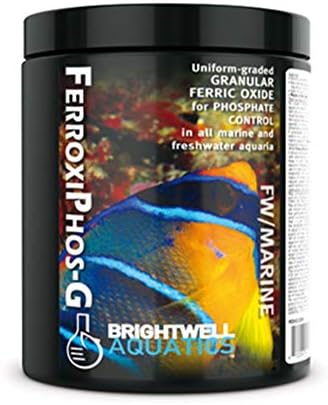 Brightwell Aquatics FerroxiPhos G – железен Оксид за контрол на фосфати в морски морски и сладководни аквариуми