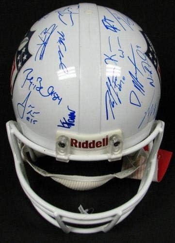 2012 NFL Draft Multi Signed Full Size Helmet (30) Andrew Късмет Griffin PSA DNA - Autographed NFL Helmets