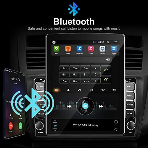 KiriNavi Стерео Радио за Peugeot 2008 208 2014-2018 Andriod 10 4 ядра GPS Навигация с Bluetooth 9,7-инчов HD Сензорен Екран Приемници предната Камера DSP Wi Fi Поддръжка SWC
