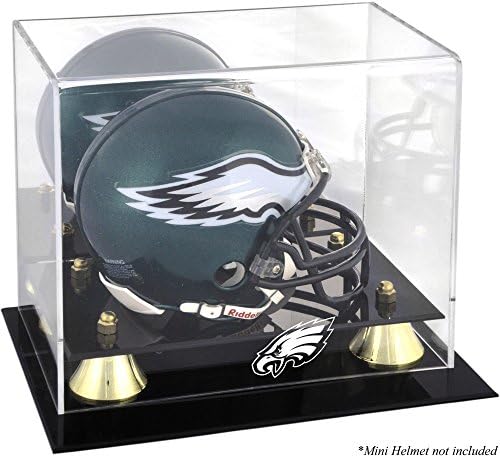 Philadelphia Eagles Mini Helmet Display Case - Футбол Мини-Каски Свободно Стоящи Витрини