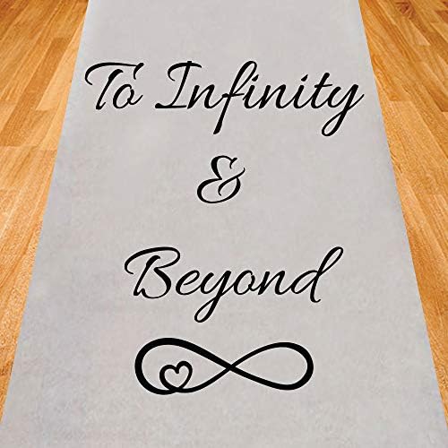 Gifts & Company to Infinity and Beyond the Wedding Aisle Runner (75 фута) Декор Сватбена церемония
