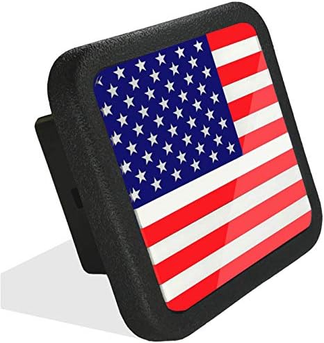 СЪЕДИНЕНИ Американски флаг трейлър на Сцепка делото Коркова запушалка поставяне _BOS_ Черна гумена капачка