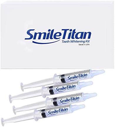 Smile Титан Избелващ Гел за зъби Зареждане 4X Спринцовки 44% Бензоил пероксид