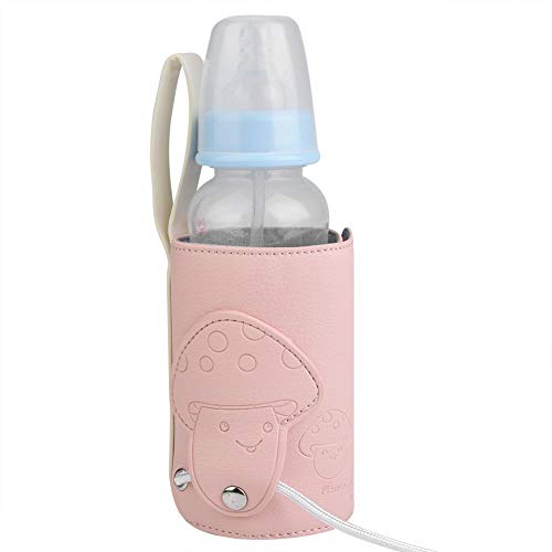 Топла вода чанта За бебешки Бутилки, USB Baby Bottle Warmer Portable Milk Travel Storage Insulation Thermostat