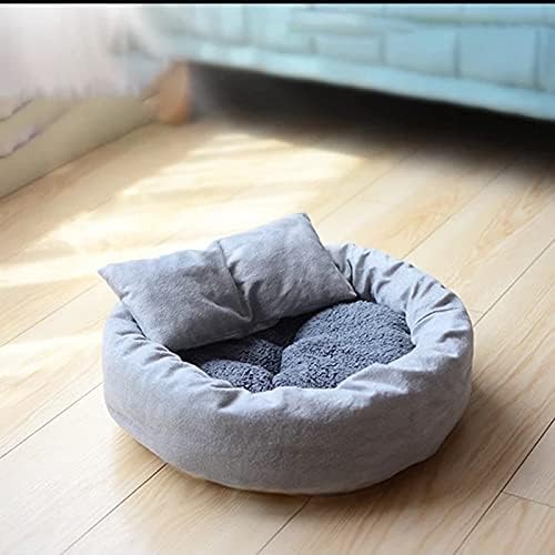 Yuehuam Dog Bed 15.7 inch Washable Round Cat Beds for Indoor Cats, Egg Tart Nest Four Seasons Cat Nest Warm Пет Cushion for Puppy and Kitten