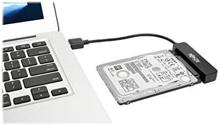 Трип Lite 6in USB 3.0 SuperSpeed to SATA III Adapter Cable w/ UASP, 2.5 in SATA Твърди дискове, черен (U338-06N-SATA-B)