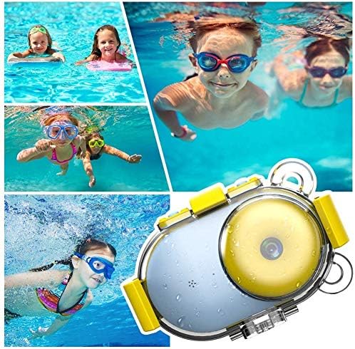 TOYSBBS Kids Underwater Камера, Dual 8MP 1080P Super HD Waterproof Digtial Camera with 2.4 инчов IPS Екран
