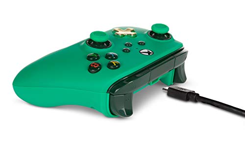 PowerA Enhanced Wired Controller for Xbox Series X|S - Зелен, Геймпад, Кабелна гейм контролер, Гейм контролер,