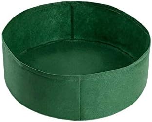 UINKE Eco-Friendly Garden Grow Bag Round Planter Bag for Flowers Vegetables Tomatoes Potatoes Growing Pot,Green,L