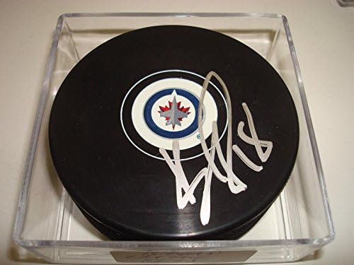 Брайън Литъл Подписа договор с Winnipeg Jets Hockey Puck Go Jets Go!!! Автограф a - Автографированные шайби