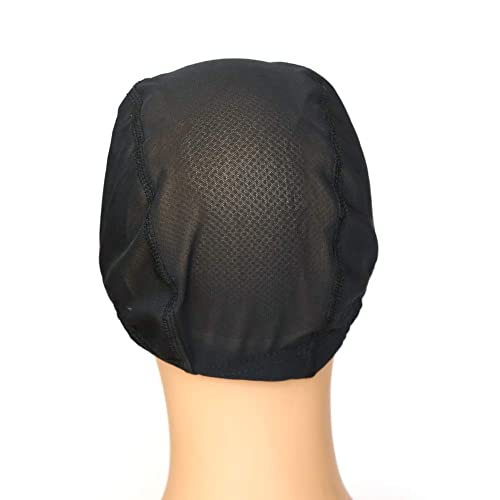BTWTRY Stretch 1.3x3inch U Part Перука Cap with MONO Lace Dome Перука Caps for Making Wigs Elastic Band