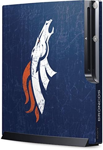 Skinit Decal Gaming Skin е Съвместим с Playstation 3 и PS3 Slim - Официално лицензиран NFL Denver Broncos