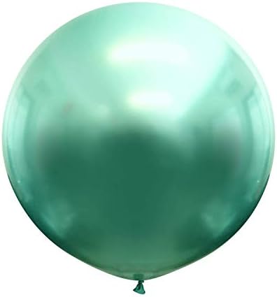 Kalisan 36 Мирър Chrome Rose Gold Birthday Party Decoration Supply Latex Helium Balloons - Чанта от 2